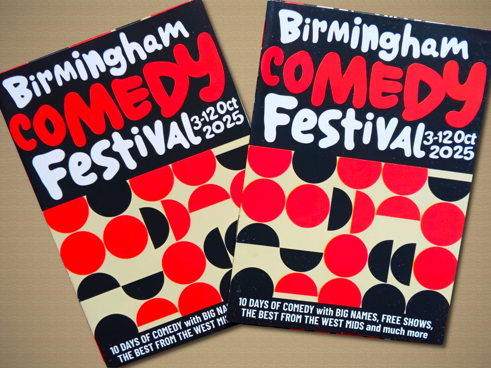 Birmingham Comedy Festival 2025 brochures