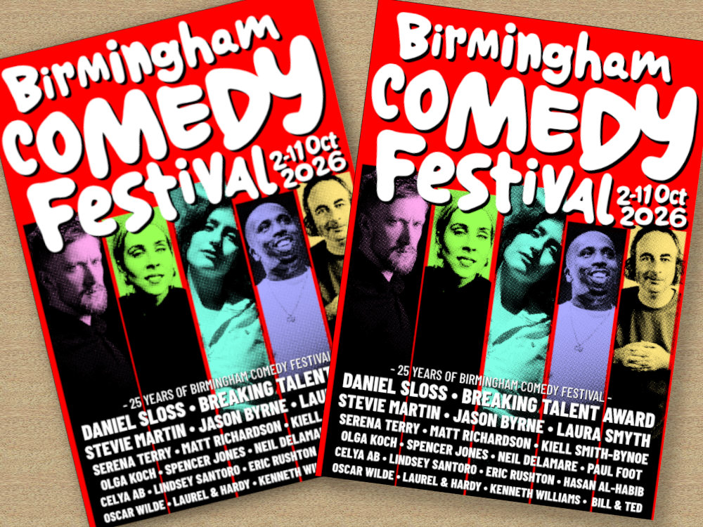 Birmingham Comedy Festival 2026 brochures