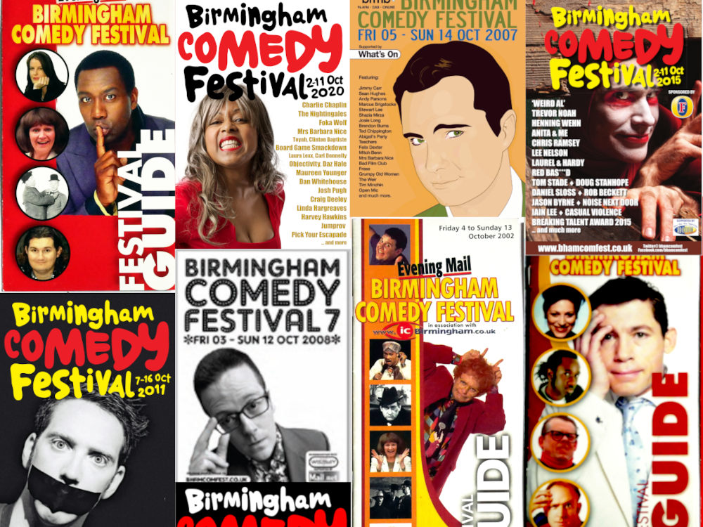 Past Birmingham Comedy Festival brochures